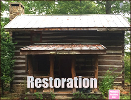 Historic Log Cabin Restoration  Westfield Center, Ohio